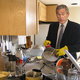 Bush surveyed the Baltimore area from Marine One Tuesday, making personal stops at the most troubled kitchens.